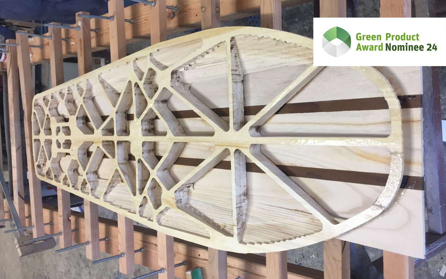 Kiteboard de madera Bionic Core