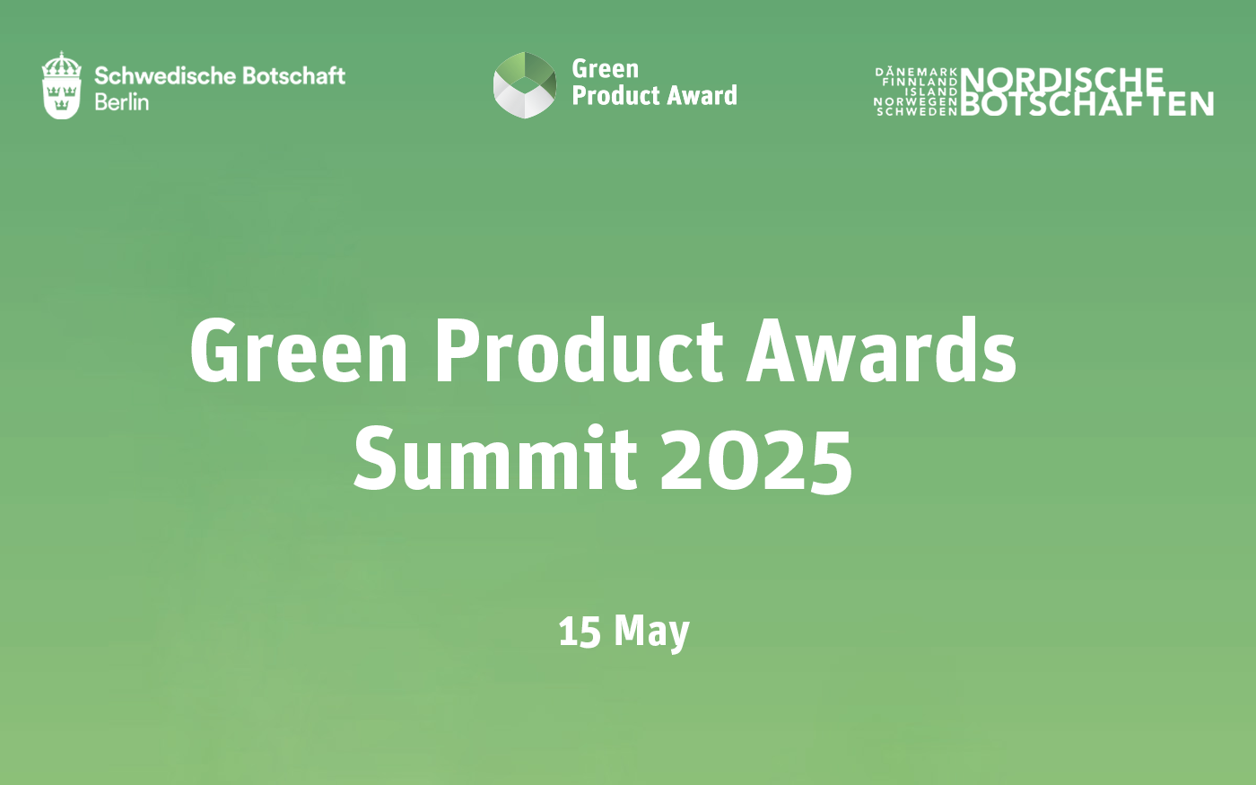 Green Product Awards 2025 Summit
