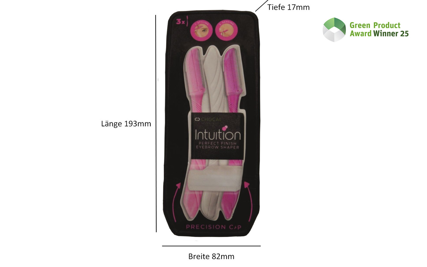 Augenbrauen-Rasierer-Blister