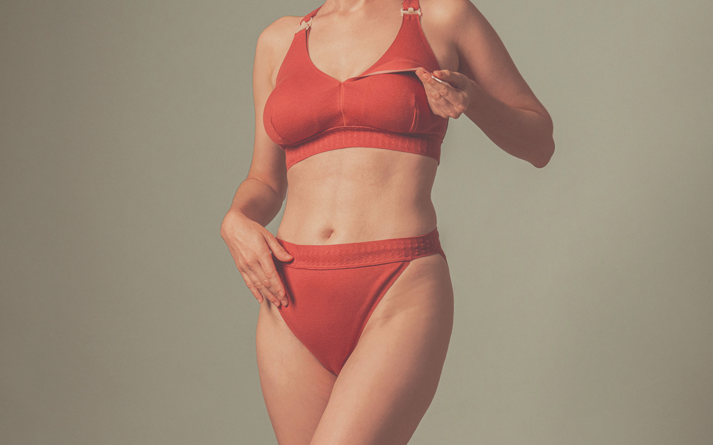 Gaia nursing bra & panty