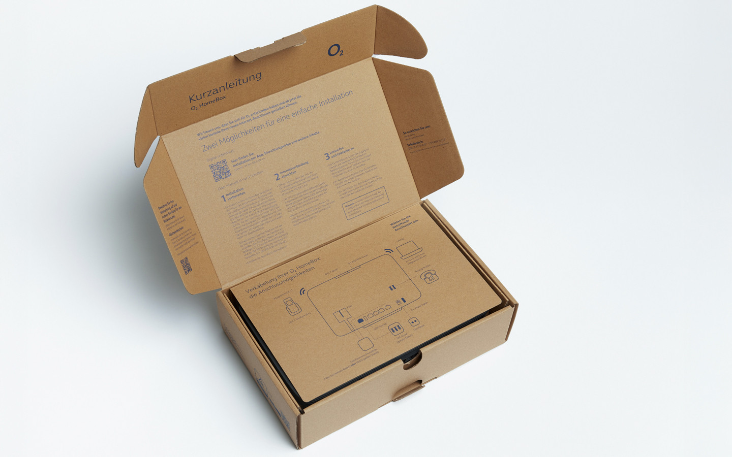 Packaging for o2 HomeBox 4 Router