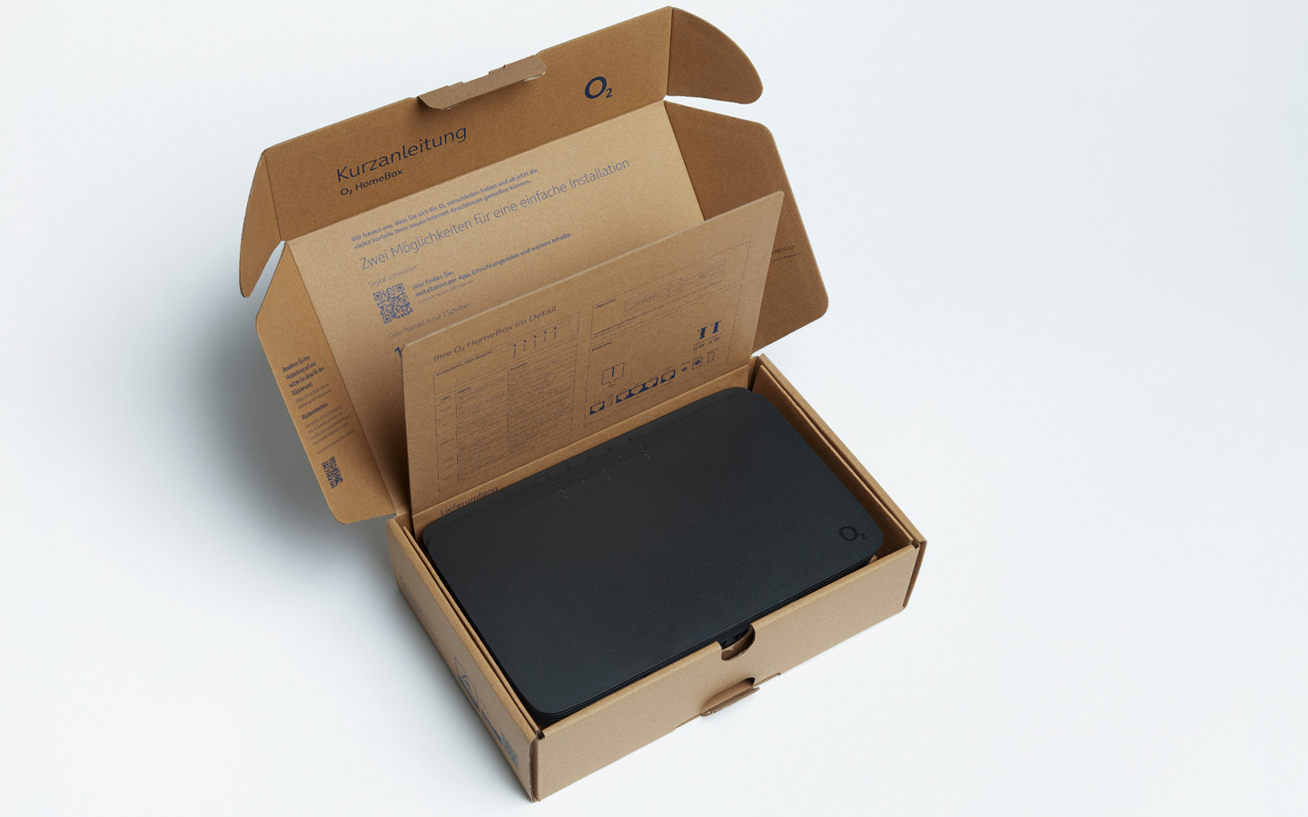 Packaging for o2 HomeBox 4 Router