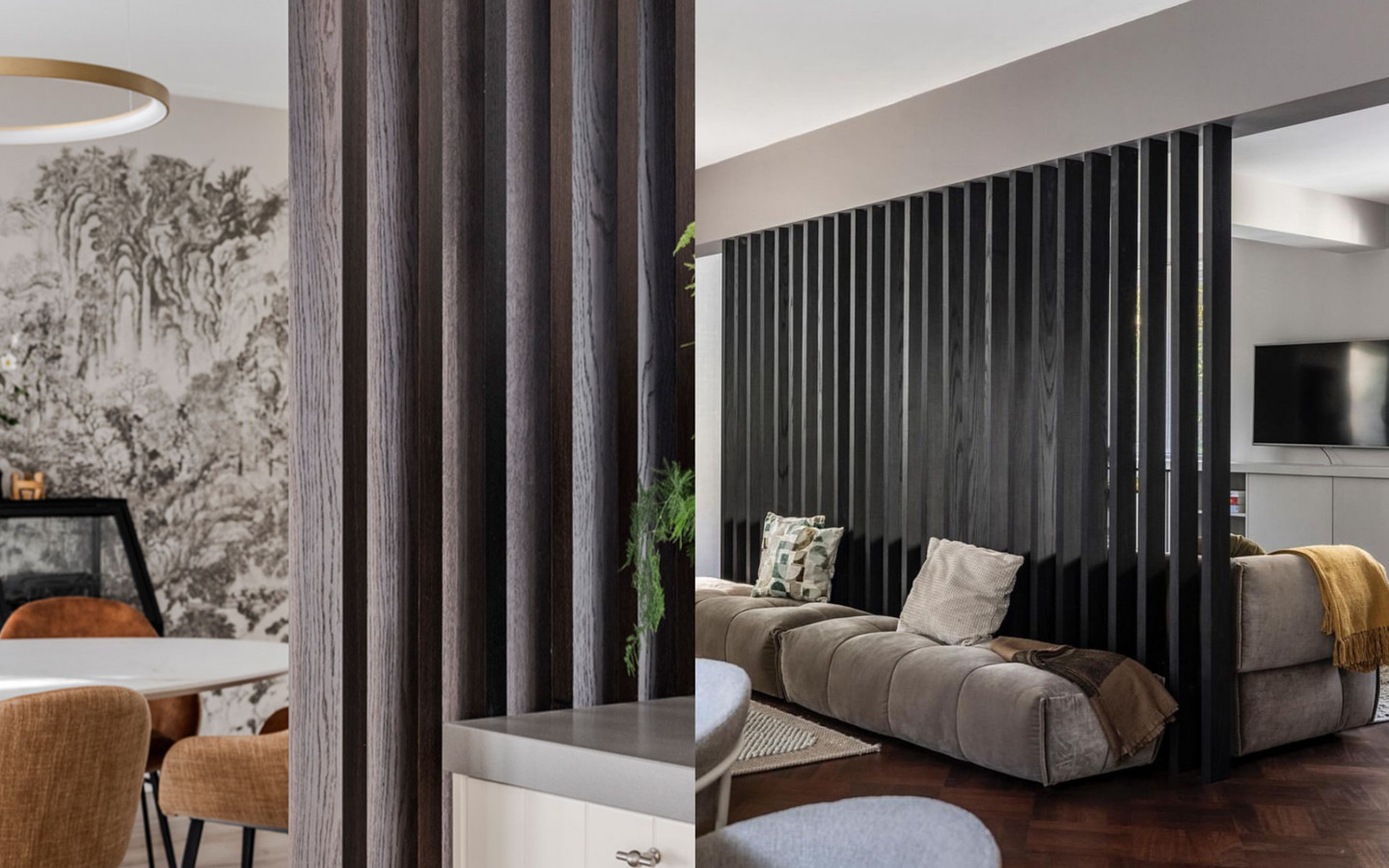 Wooden design/PET-FELT  panels