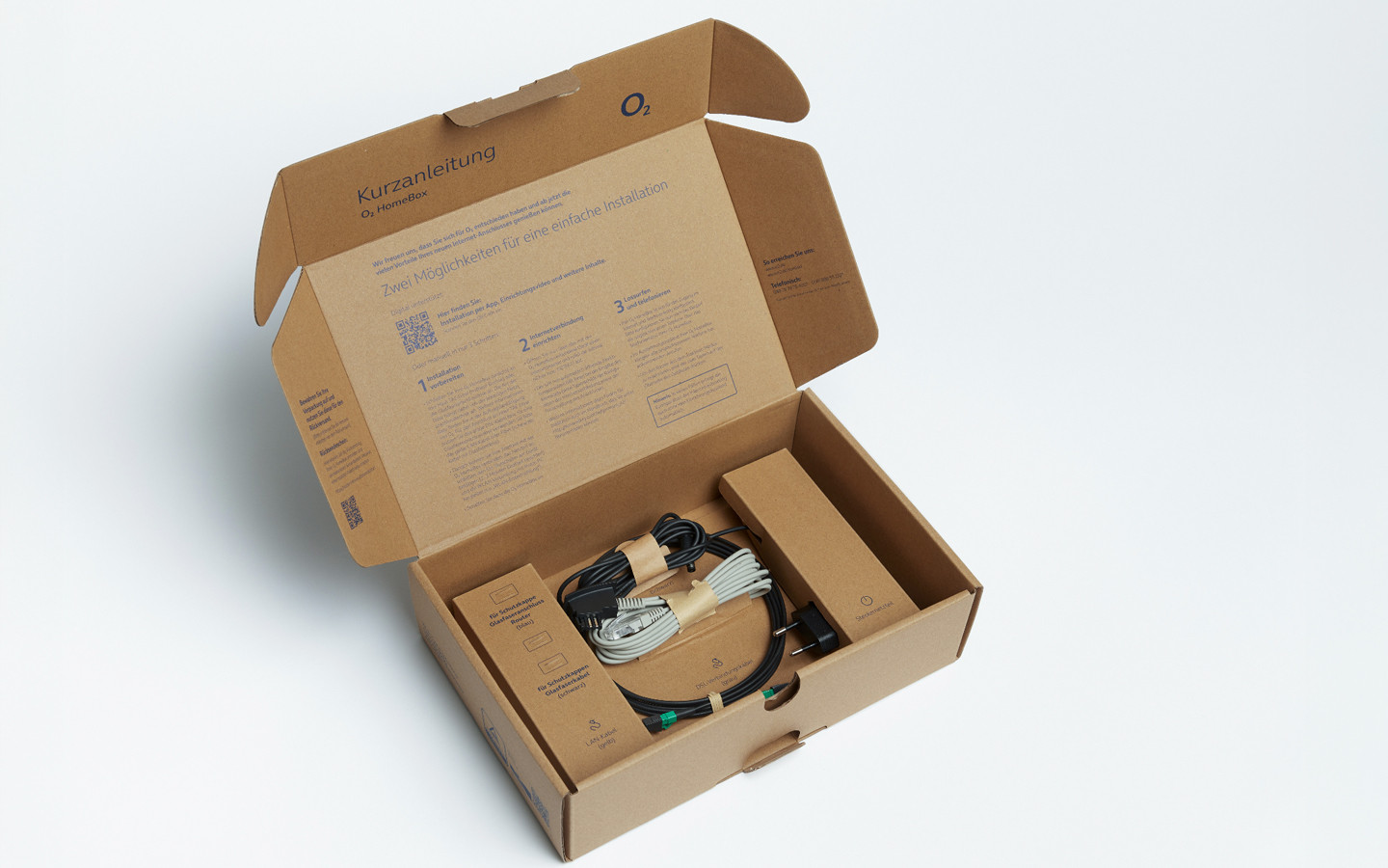Packaging for o2 HomeBox 4 Router