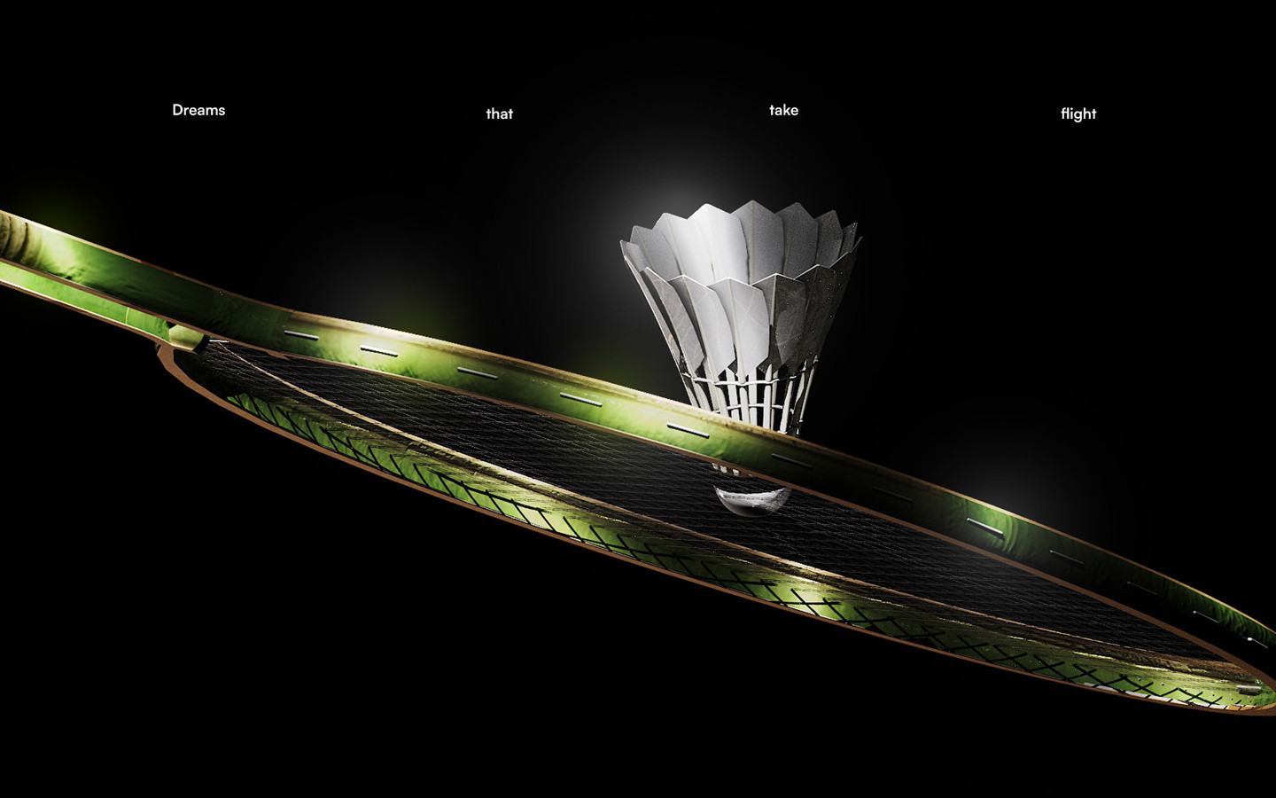 BAMBY-Raqueta de bádminton de bambú